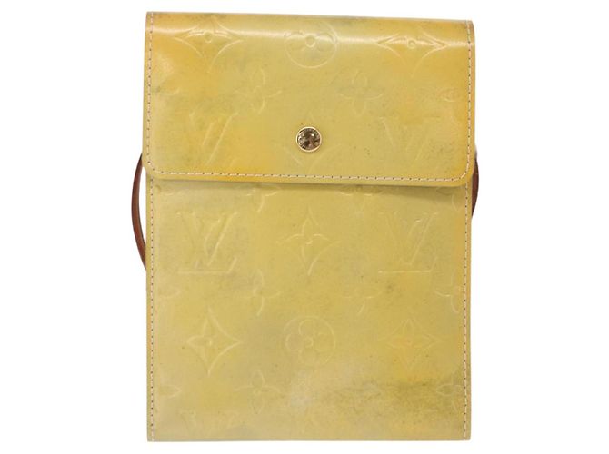 LOUIS VUITTON Borsa a spalla Kenmare Monogram Vernis Grigio M91060 LV Auth BA8813 - vista 13