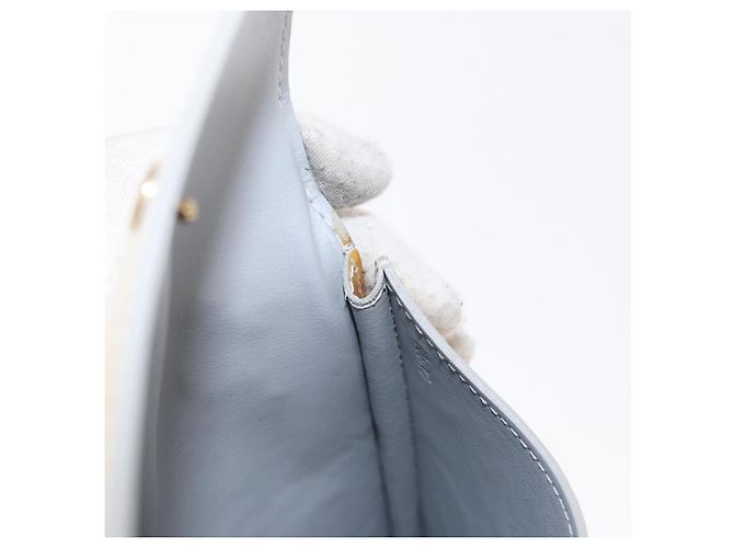 LOUIS VUITTON Borsa a spalla Kenmare Monogram Vernis Grigio M91060 LV Auth BA8813 - vista 20