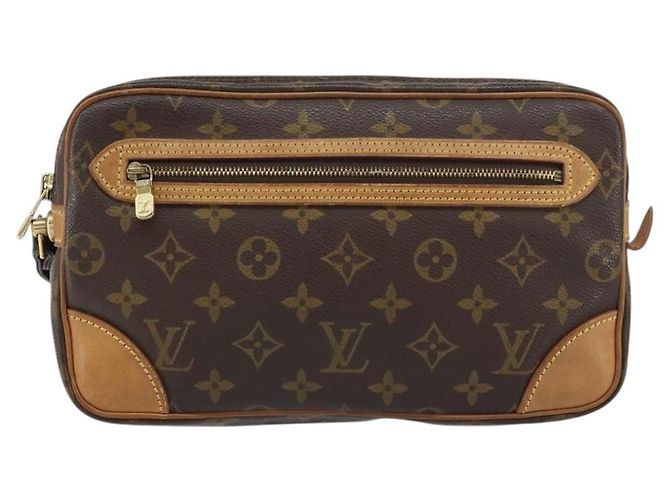 LOUIS VUITTON Pochette Marly Dragonne GM Monogram M51825 LV Auth gh1587 Monogramme - vue 13