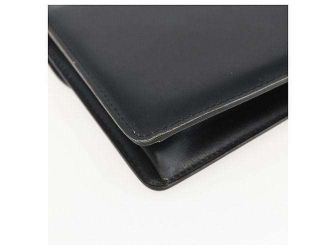 Céline Borsa a Spalla CELINE in Pelle Nera Oro Auth 160240 Nero D'oro - vista 16
