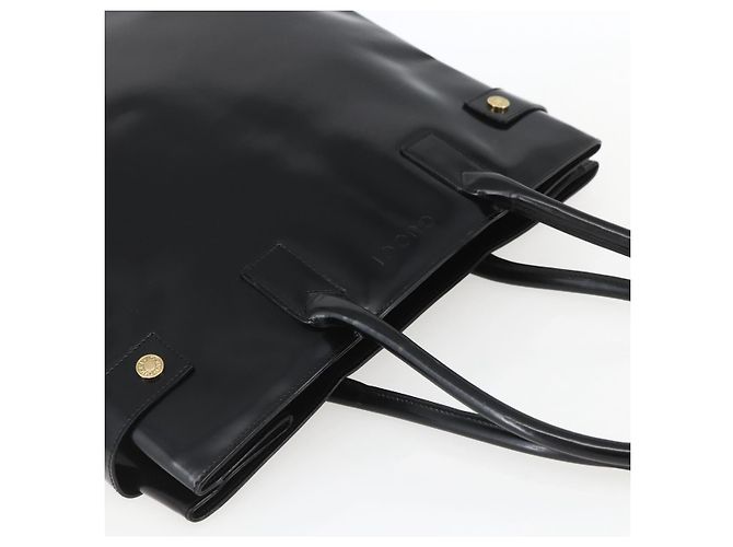 Borsa Tote GUCCI Smalto Nero Oro 002 1046 0407 Auth bs31886 - vista 6