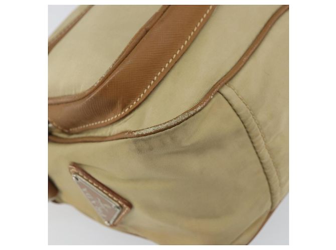 Borsa a Spalla PRADA Nylon Beige Argento Autentica ka1242 - vista 14