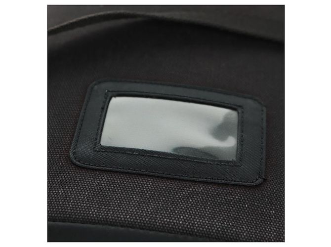 PRADA Backpack Nylon Black Silver Auth bs31838 Silvery - view 10