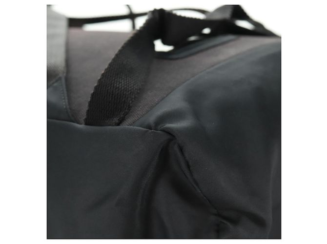 PRADA Backpack Nylon Black Silver Auth bs31838 Silvery - view 17