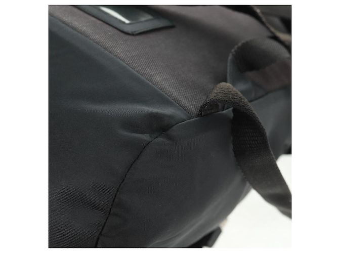 PRADA Backpack Nylon Black Silver Auth bs31838 Silvery - view 18