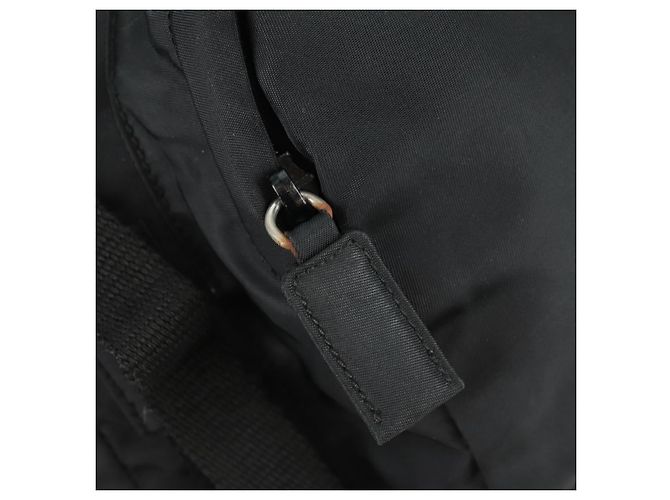 PRADA Backpack Nylon Black Silver Auth bs31838 Silvery - view 20
