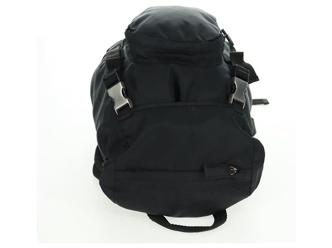 PRADA Backpack Nylon Black Silver Auth bs31838 Silvery - view 6