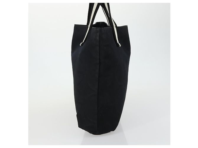 Borsa a Mano Gucci GG Canvas Sherry Line Nera 123439 Auth SW1801 Nero - vista 4