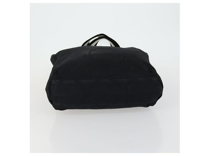 Borsa a Mano Gucci GG Canvas Sherry Line Nera 123439 Auth SW1801 Nero - vista 5