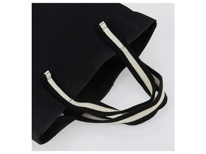 Borsa a Mano Gucci GG Canvas Sherry Line Nera 123439 Auth SW1801 Nero - vista 6