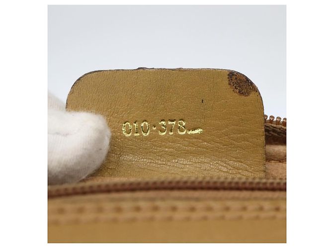 Gucci Bolsa de Ombro Web Sherry Line Nylon Bege Dourado Vermelho 010 378 Auth 159085 - vista 12