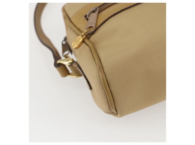 Gucci Bolsa de Ombro Web Sherry Line Nylon Bege Dourado Vermelho 010 378 Auth 159085 - vista 15