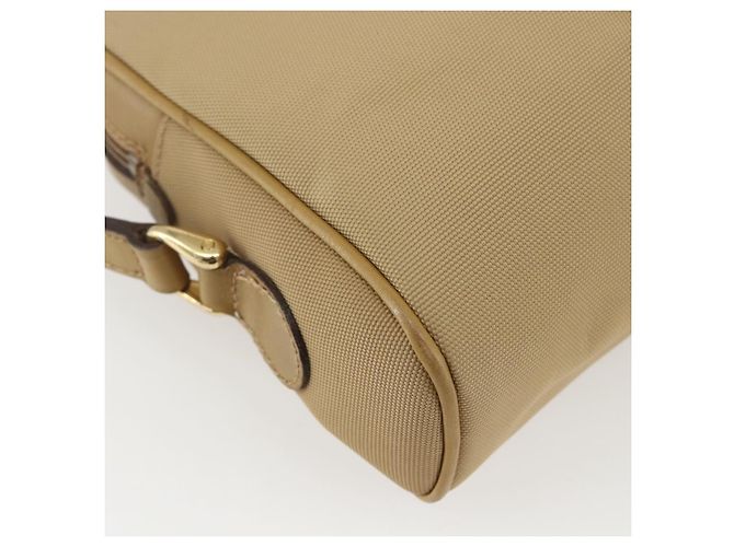 Gucci Bolsa de Ombro Web Sherry Line Nylon Bege Dourado Vermelho 010 378 Auth 159085 - vista 17