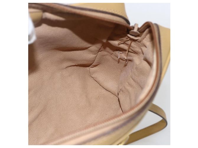 Gucci Bolsa de Ombro Web Sherry Line Nylon Bege Dourado Vermelho 010 378 Auth 159085 - vista 20