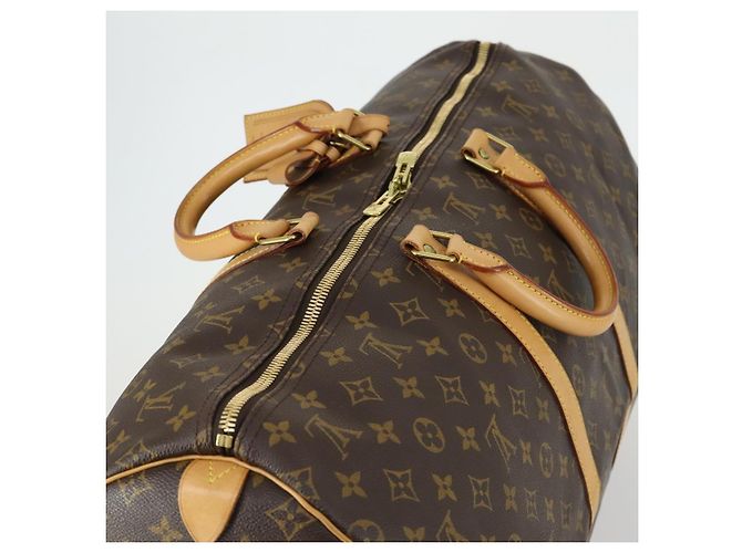 LOUIS VUITTON Borsa Boston Monogram Keepall 55 M41424 LV Auth BA8829 Monogramma - vista 6