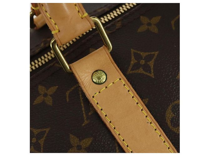 LOUIS VUITTON Borsa Boston Monogram Keepall 55 M41424 LV Auth BA8829 Monogramma - vista 9