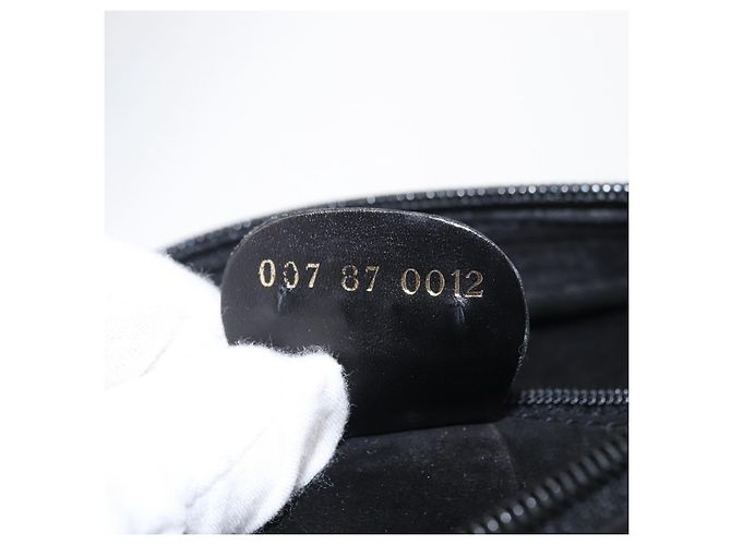 Borsa a Spalla in Pelle Nera e Oro GUCCI 007 87 0012 Auth 160291 Nero D'oro - vista 12