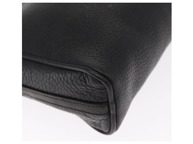 Borsa a Spalla in Pelle Nera e Oro GUCCI 007 87 0012 Auth 160291 Nero D'oro - vista 14