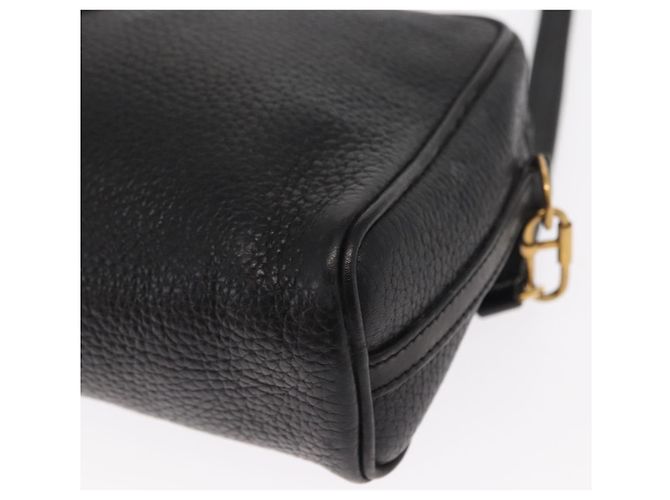 Borsa a Spalla in Pelle Nera e Oro GUCCI 007 87 0012 Auth 160291 Nero D'oro - vista 15