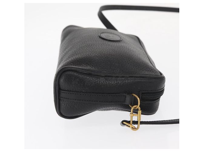 Borsa a Spalla in Pelle Nera e Oro GUCCI 007 87 0012 Auth 160291 Nero D'oro - vista 4