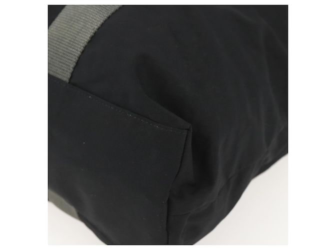 PRADA Borsa sportiva in nylon nera argento Auth 160518 Nero - vista 9