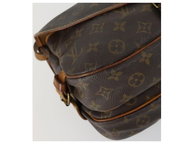LOUIS VUITTON Borsa a Spalla Monogram Saumur 30 M42256 LV Auth ka1380 Monogramma - vista 14