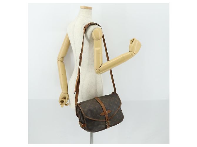LOUIS VUITTON Borsa a Spalla Monogram Saumur 30 M42256 LV Auth ka1380 Monogramma - vista 26