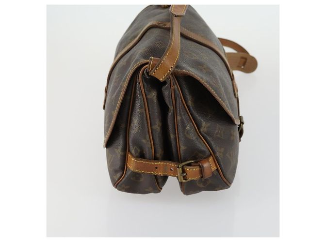 LOUIS VUITTON Borsa a Spalla Monogram Saumur 30 M42256 LV Auth ka1380 Monogramma - vista 4