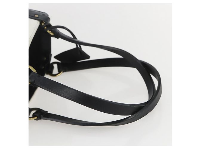 Borsa a Mano GUCCI Camoscio Bianco Oro Auth 159346 D'oro - vista 7