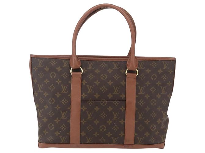 LOUIS VUITTON Bolsa de Mano Weekend PM Monograma M42425 LV Auth BA9356 - vista 2