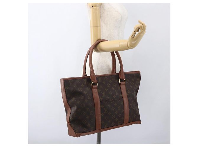 LOUIS VUITTON Bolsa de Mano Weekend PM Monograma M42425 LV Auth BA9356 - vista 22