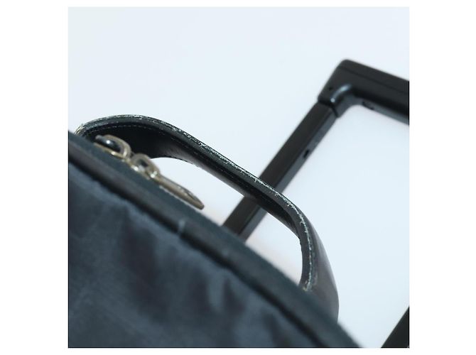 Maleta de viaje nueva de nylon negra CHANEL CC Auth bs31796 Negro - vista 16