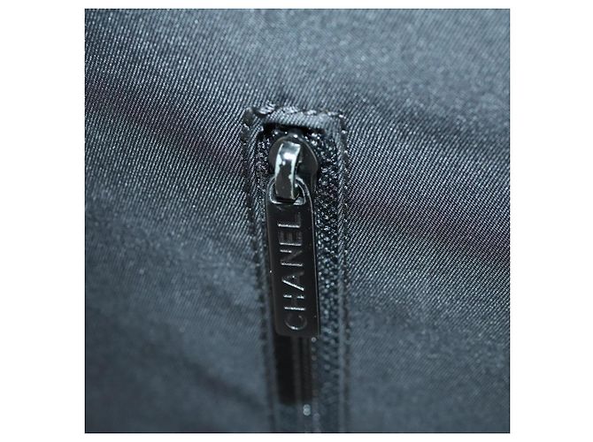 Maleta de viaje nueva de nylon negra CHANEL CC Auth bs31796 Negro - vista 25