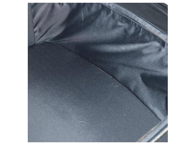 Maleta de viaje nueva de nylon negra CHANEL CC Auth bs31796 Negro - vista 28