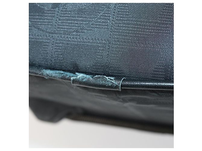 Maleta de viaje nueva de nylon negra CHANEL CC Auth bs31796 Negro - vista 8