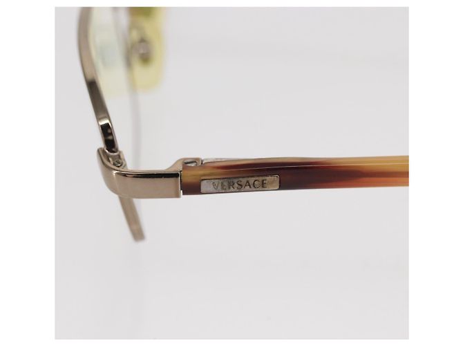 Gafas VERSACE de metal Marrón Auth BA9352 Castaño - vista 7