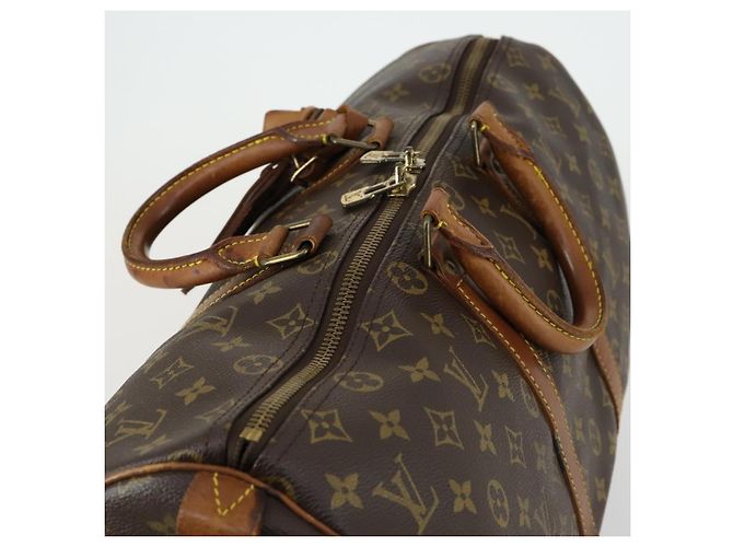 LOUIS VUITTON Borsa Boston Monogram Keepall 45 M41428 LV Auth bs31942 Monogramma - vista 6