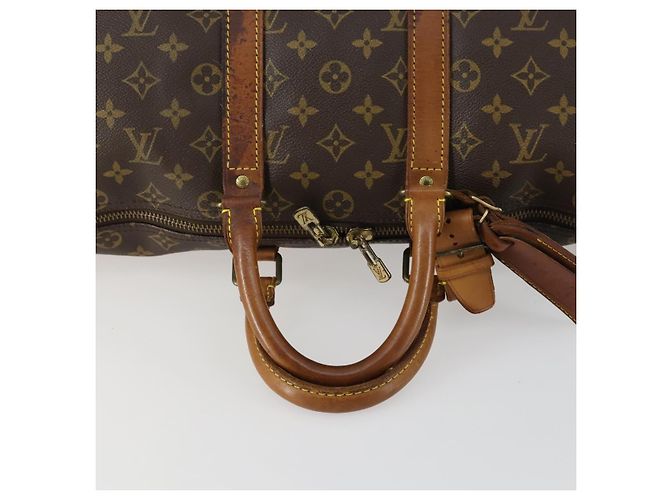 LOUIS VUITTON Borsa Boston Monogram Keepall 45 M41428 LV Auth bs31942 Monogramma - vista 7