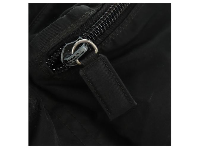PRADA Backpack Nylon Black Silver Auth bs31873 Silvery - view 22
