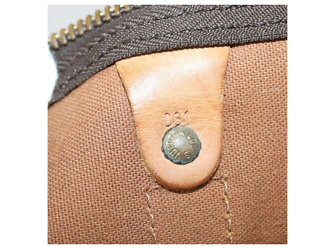 LOUIS VUITTON Borsa Boston Monogram Keepall 55 M41424 LV Auth bs31933 Monogramma - vista 11