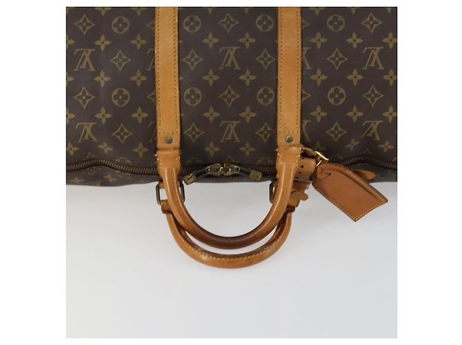 LOUIS VUITTON Borsa Boston Monogram Keepall 55 M41424 LV Auth bs31933 Monogramma - vista 7