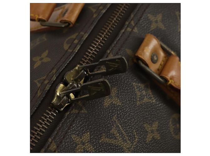 LOUIS VUITTON Borsa Boston Monogram Keepall 55 M41424 LV Auth bs31933 Monogramma - vista 9