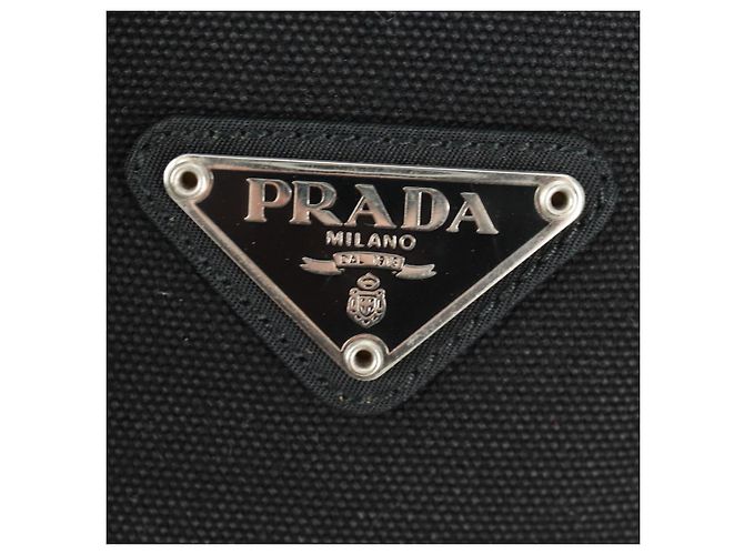 PRADA Backpack Nylon Red Silver Auth bs32073 Silvery - view 21