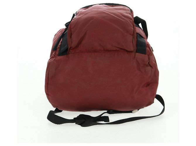 PRADA Backpack Nylon Red Silver Auth bs32073 Silvery - view 5