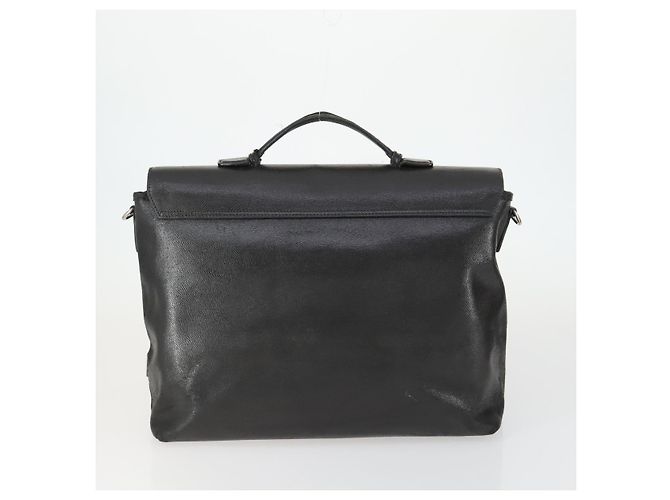 Borsa a Spalla Salvatore Ferragamo Nylon Pelle 3 Set Nero Beige Auth bs31740 - vista 3