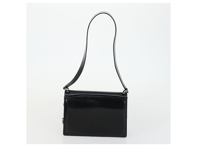 Borsa a Spalla Salvatore Ferragamo Nylon Pelle 3 Set Nero Beige Auth bs31740 - vista 9