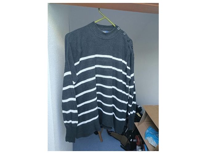 Ralph Lauren Damen Marinière Oberteil Marineblau - Ansicht 9