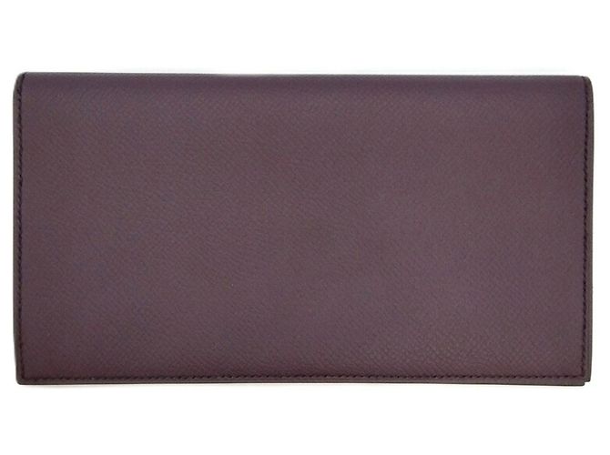 Hermès Hermes MC2 Fleming Bill Wallet Purple - view 3