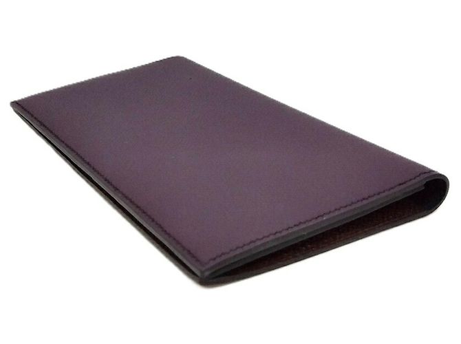 Hermès Hermes MC2 Fleming Bill Wallet Purple - view 4