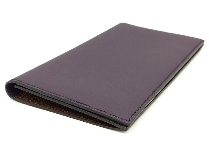 Hermès Hermes MC2 Fleming Bill Wallet Purple - view 5